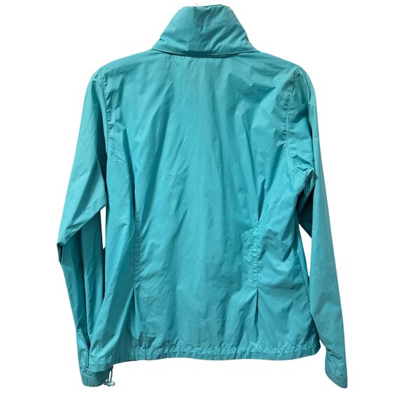 Columbia Womens Windbreaker Jacket Sz S Turquoise Lightweight Water-Resistant - Picture 7 of 12